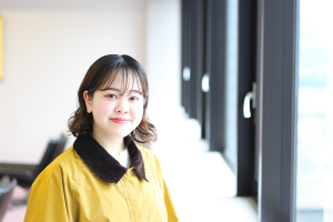 【学生紹介】栄養学部栄養学科３回生　石原里美さん