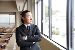 【学生紹介】栄養学部栄養学科２回生　筒井侑平さん